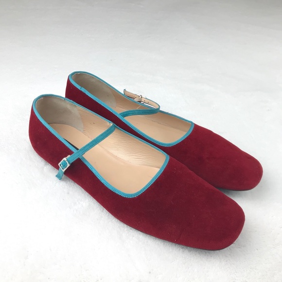 Kate Spade velvet mary janes - Picture 2 of 6